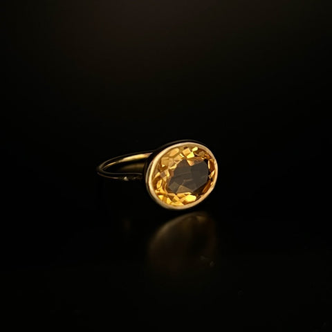 【Lumière ring】 citrine #7