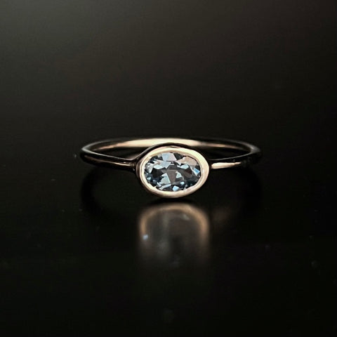 【Lumière ring】 blue topaz #13