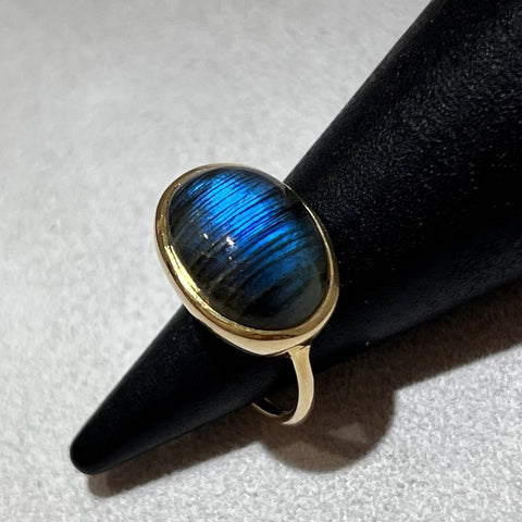 【Lumière ring】 labradorite #11