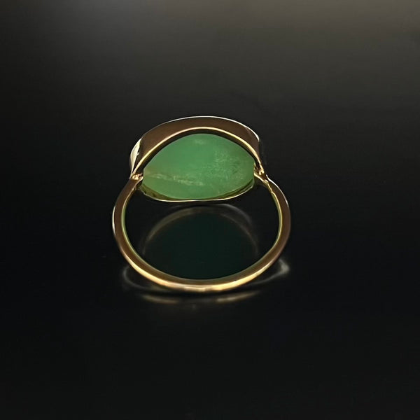【Lumière ring】 chrysoprase #11