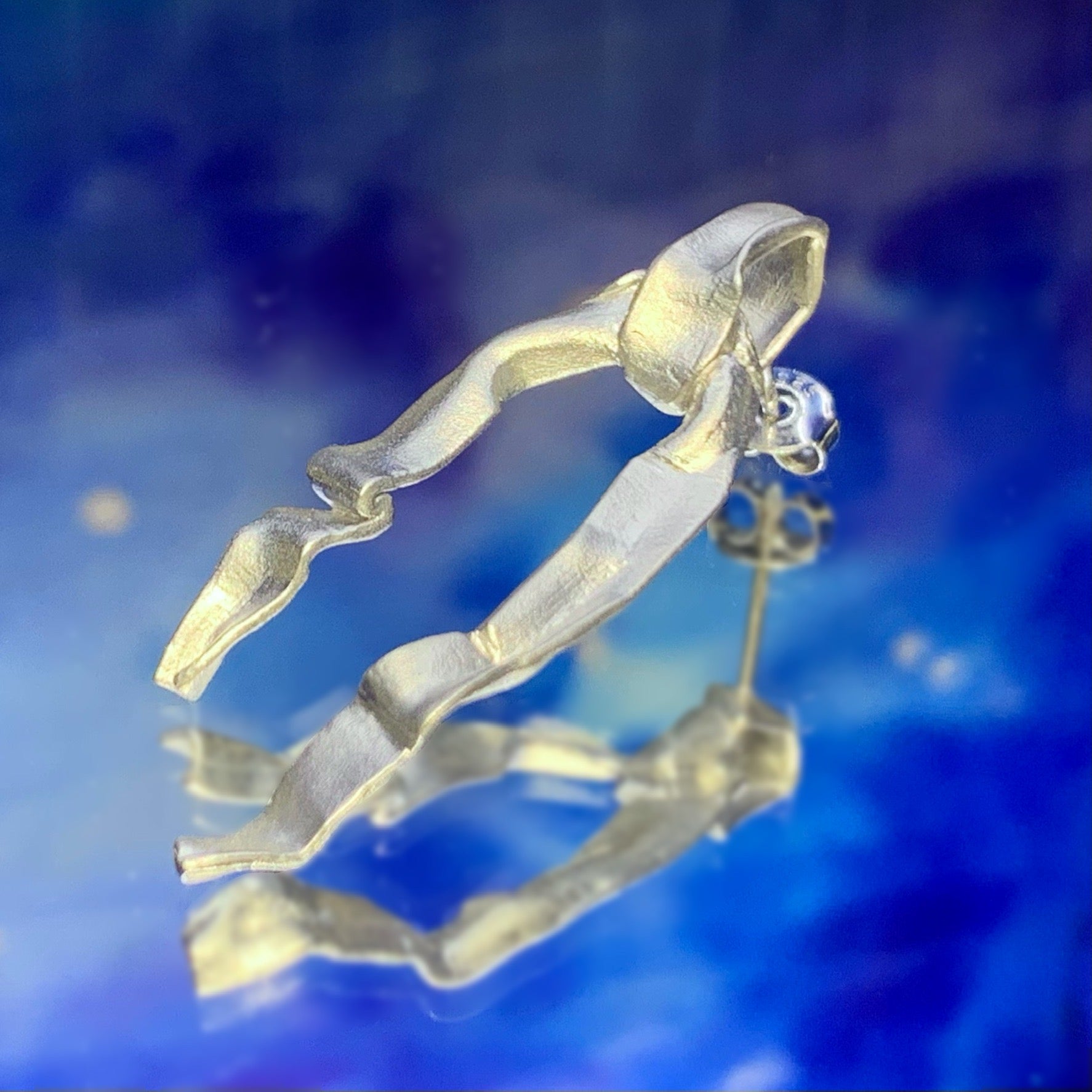 cloverサイロメレーンデンドライト×黒水晶ピアス✧14kgf✧モリオン clover様専用サイロメレーンデンドライト×黒水晶ピアス✧14kgf