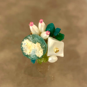 【ピンブローチ】Flower bouquet